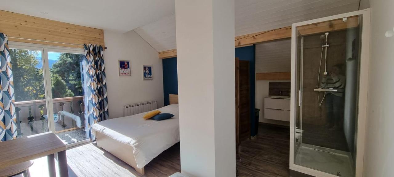 Mont Bivouac, Chambre,Entree Et Sdb Privee,Balcon Vue Mtblanc Passy  Exteriör bild